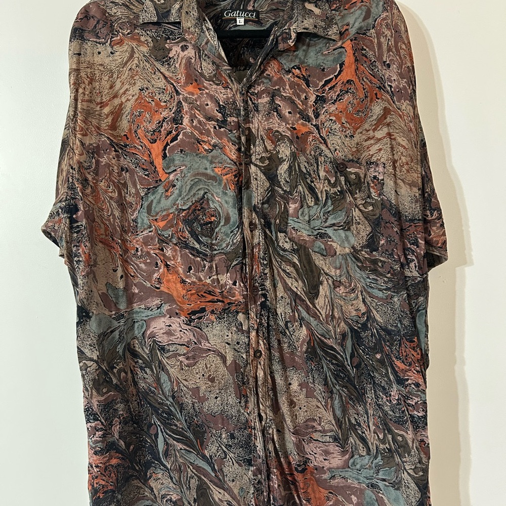 Vintage Marbled Abstract Shirt